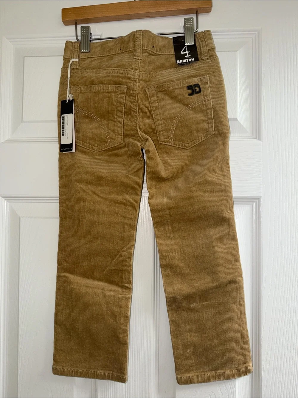 NWT Brixton Boys Corduroy Pants | CHOOSE SIZE | Khaki Tan